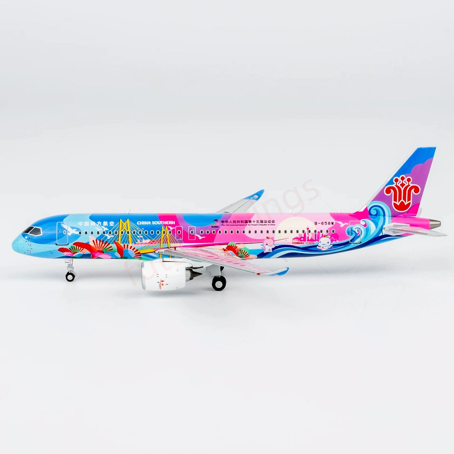 1:400 NG Models NG24186 China Southern Airlines Comac C919 B-658W+Free Tractor