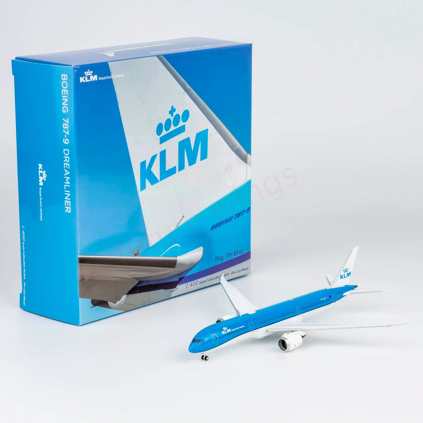 1:400 NG Models NG55148 KLM B787-9 PH-BHA Aircraft Model+Free Tractor