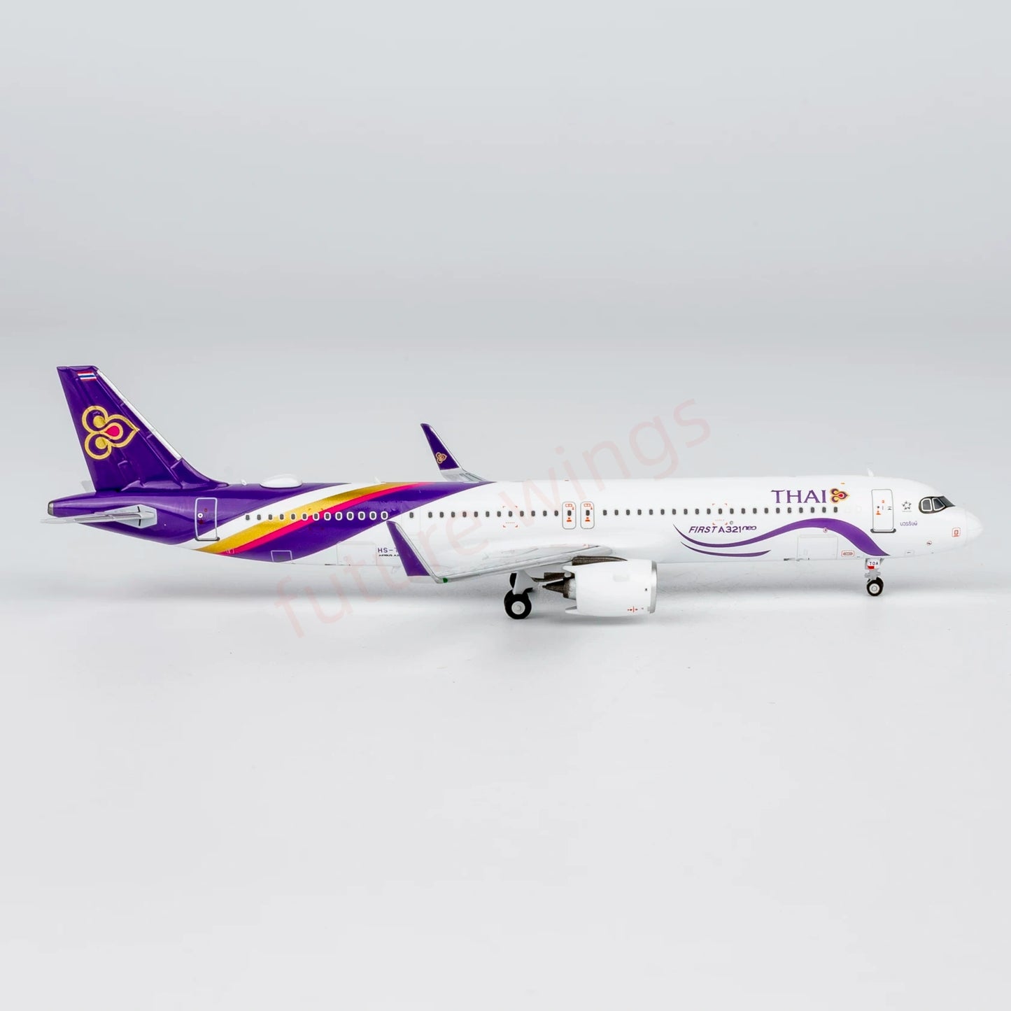 1:400 NG Models NG13148 Thai Airways A321neo HS-TOA Aircraft Model+Free Tractor