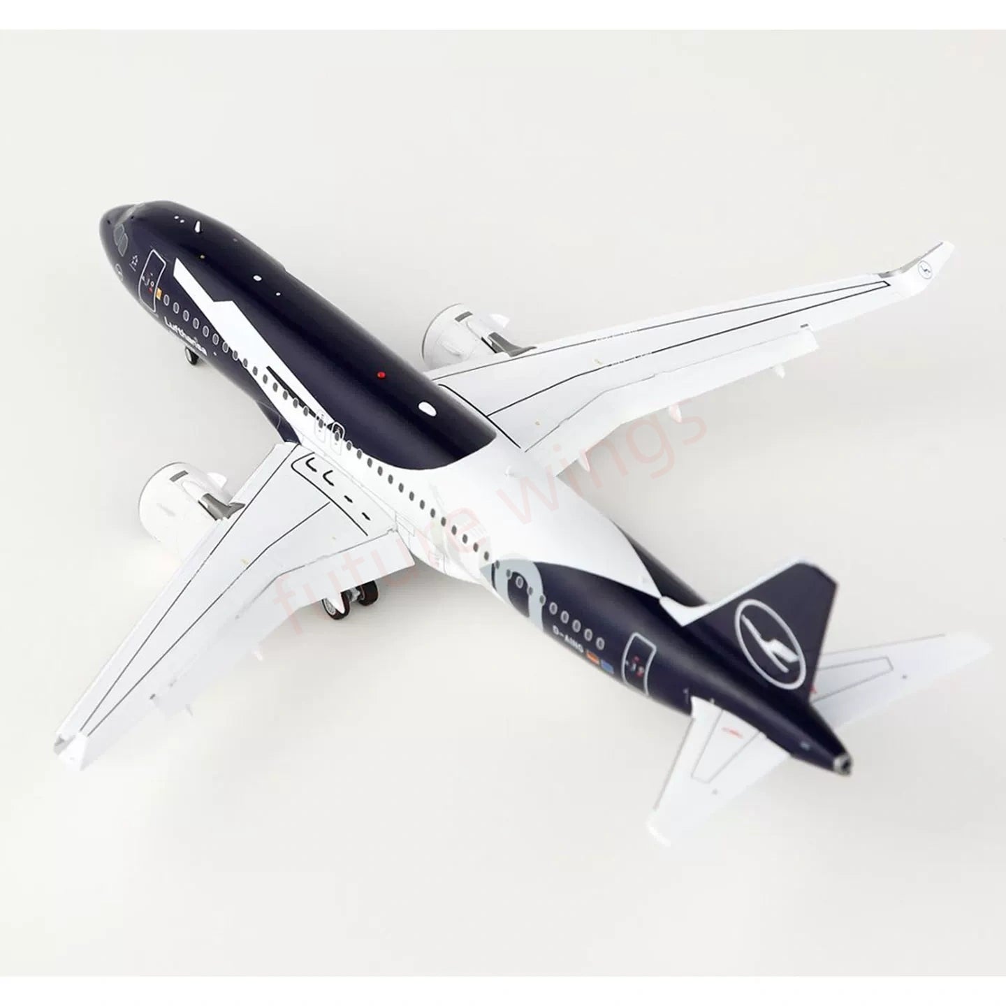 1:200 SQ Wings Lufthansa Airlines A320neo D-AING "100Years"Diecast Aircraft Model