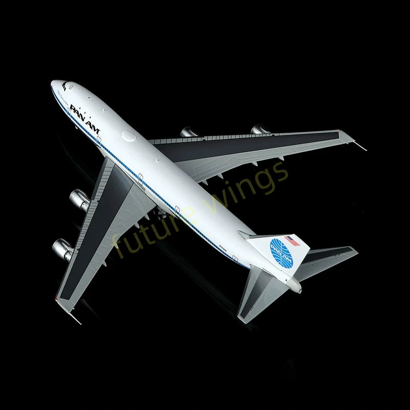 1:400 HX Models Pan AM B747-100 N749PA Aircraft Model+Free Tractor