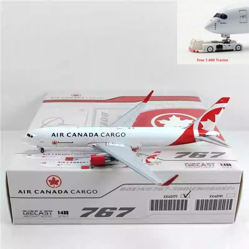 1:400 JC Wings XX40177 Air Canada B767-300 C-GHLV Aircraft Model+Free Tractor