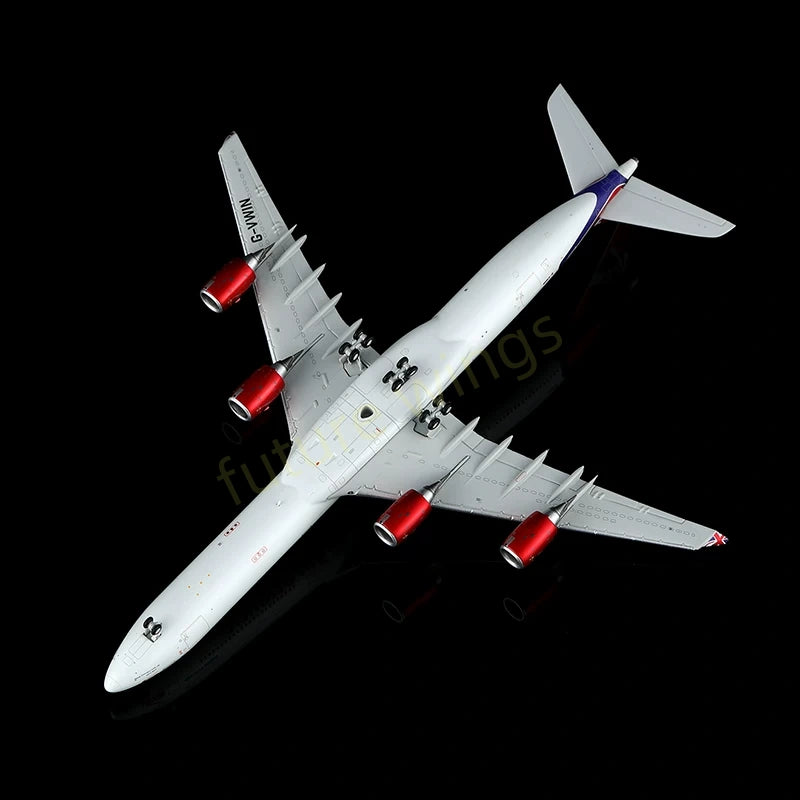 1:400 YY Wings Virgin Atlantic A340-600 G-VSHY G-VWIN Aircraft Model+Free Tractor