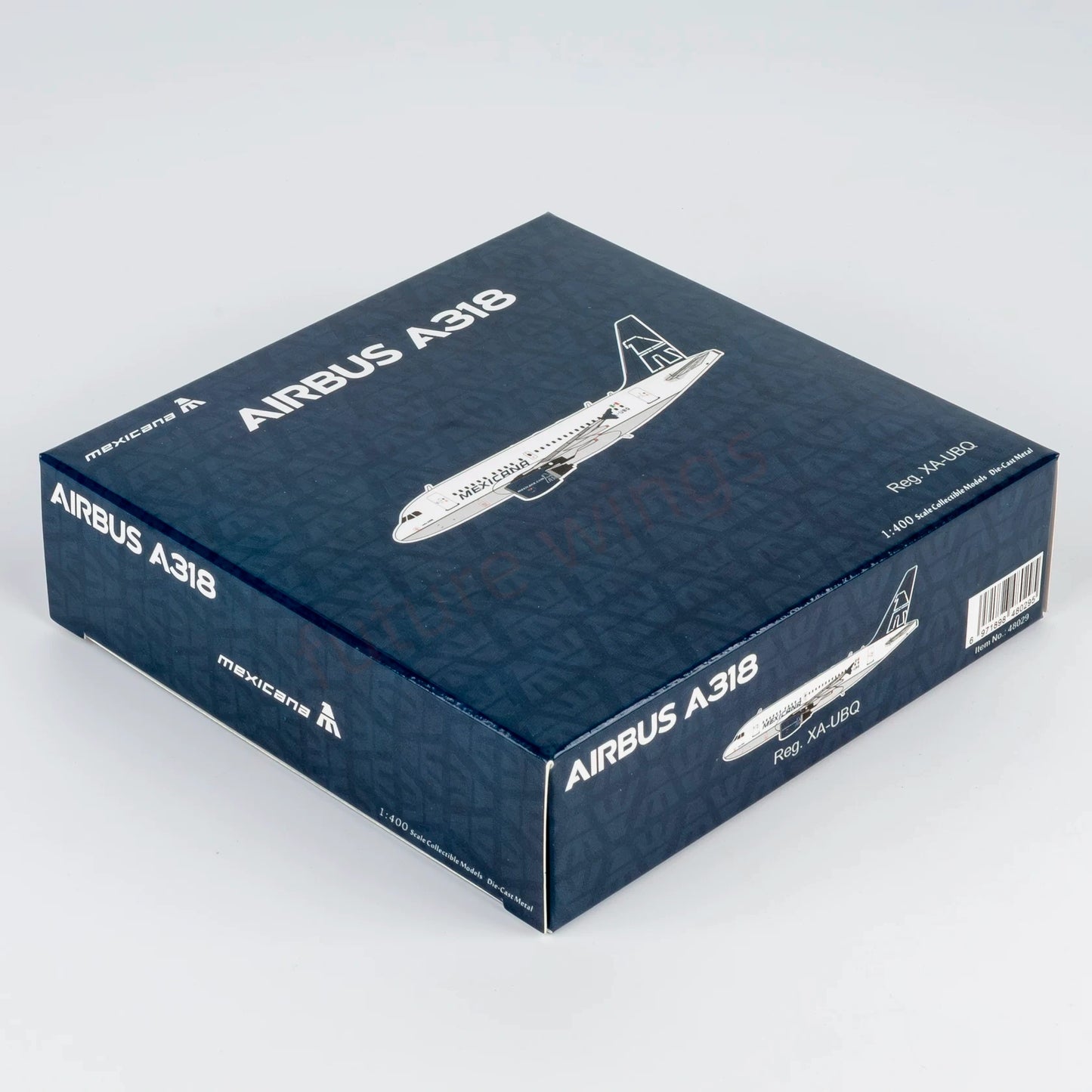1:400 NG Models NG48029 Mexicana A318 XA-UBQ Aircraft Model+Free Tractor