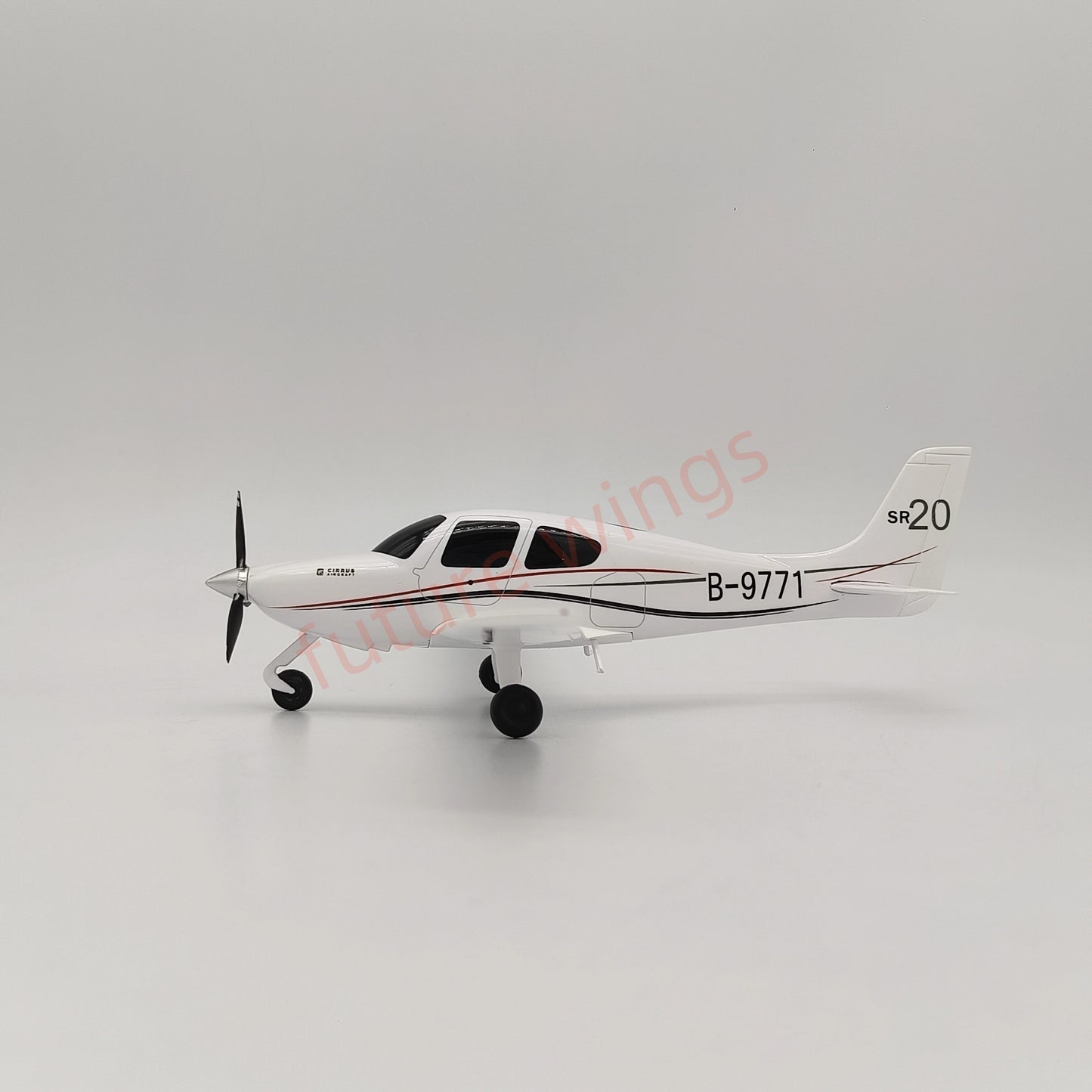 1:48 CIRRUS Aircraft CIRRUS SR20/SR22 Plastic Aircraft Model With Stand