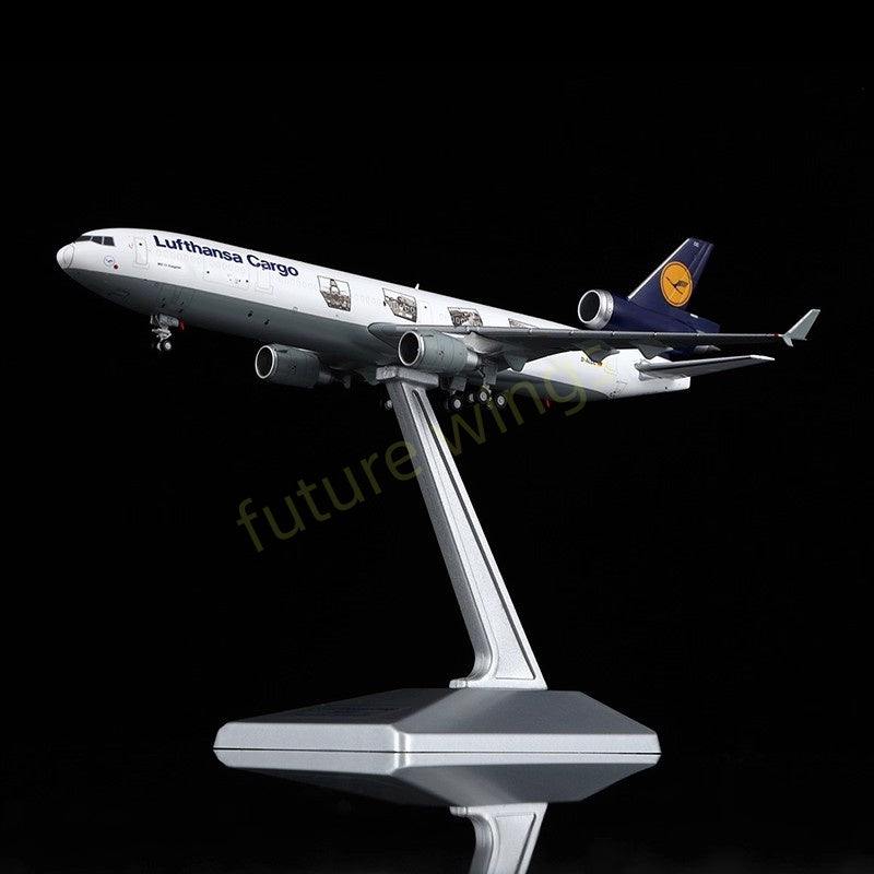 1:400 YY Wings Lufthansa Cargo MD-11 D-ALCC "100years Air Cargo" Aircraft Model+Free Tractor