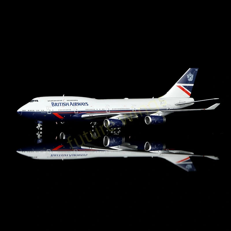 1:400 HX Models British Airways B747-400 G-BNLY "100Years" Aircraft Model+Free Tractor