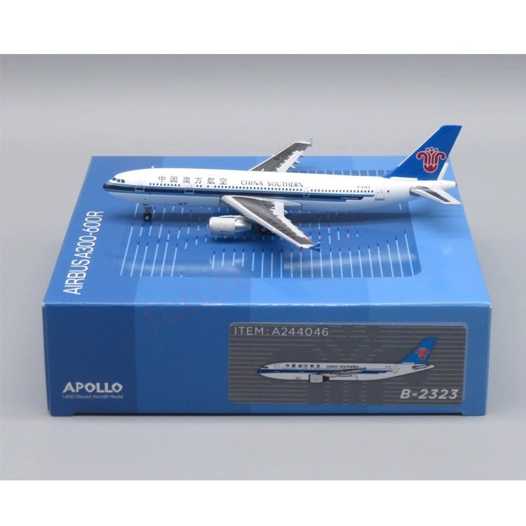 1:400 Apollo China Southern Airlines A300-600R B-2315 B-2323 B-2328 Aircraft Model+Free Tractor