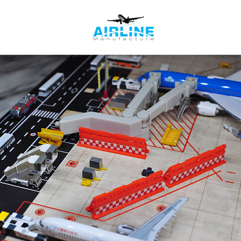 1:400 Airline Manufacture GSE Airport Blast Fence Type 4in1 Set