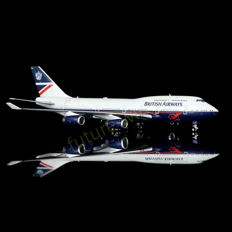 1:400 HX Models British Airways B747-400 G-BNLY "100Years" Aircraft Model+Free Tractor