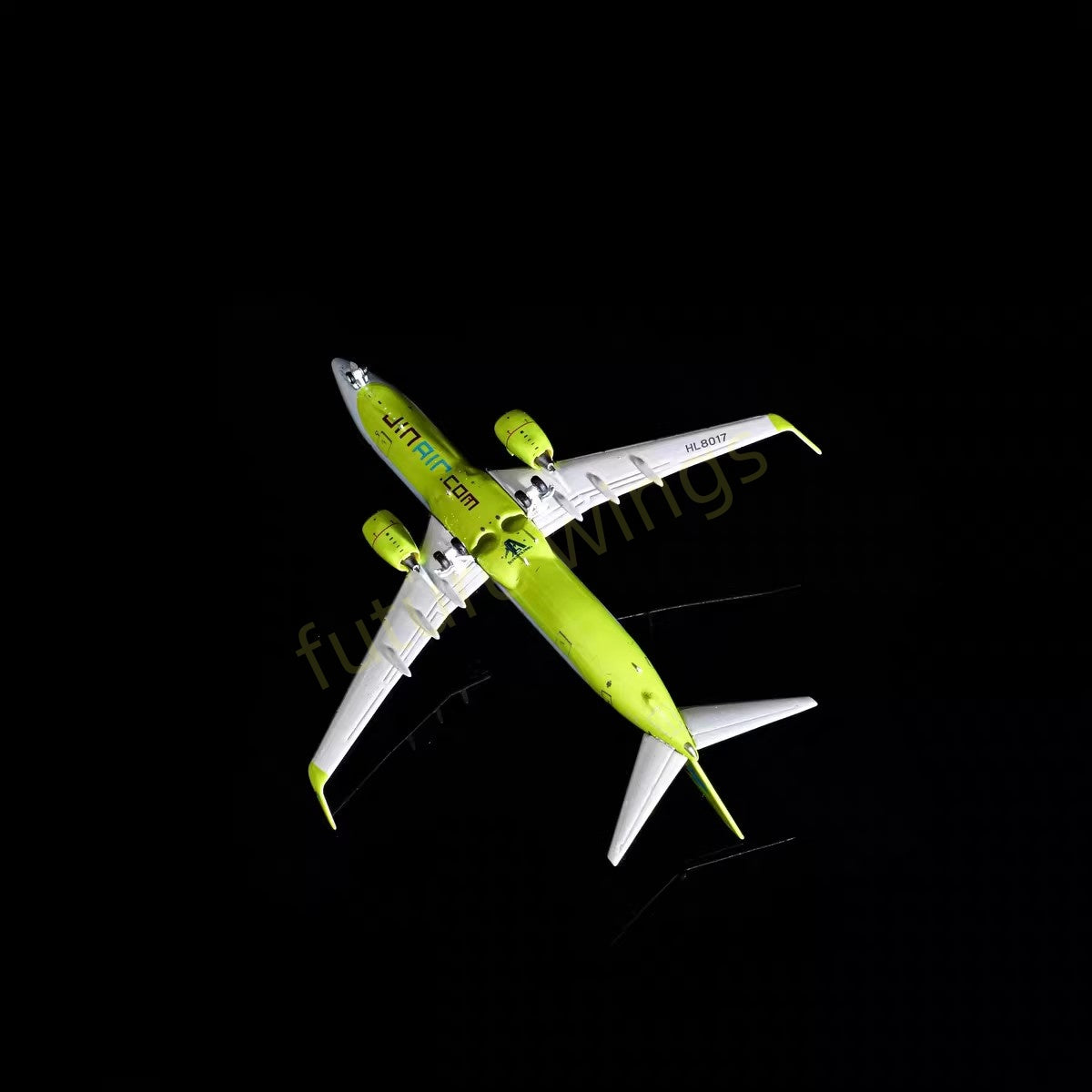 1:400 AeroPolaris Jin Air B737-800 HL8017 Aircraft Model+Free Tractor