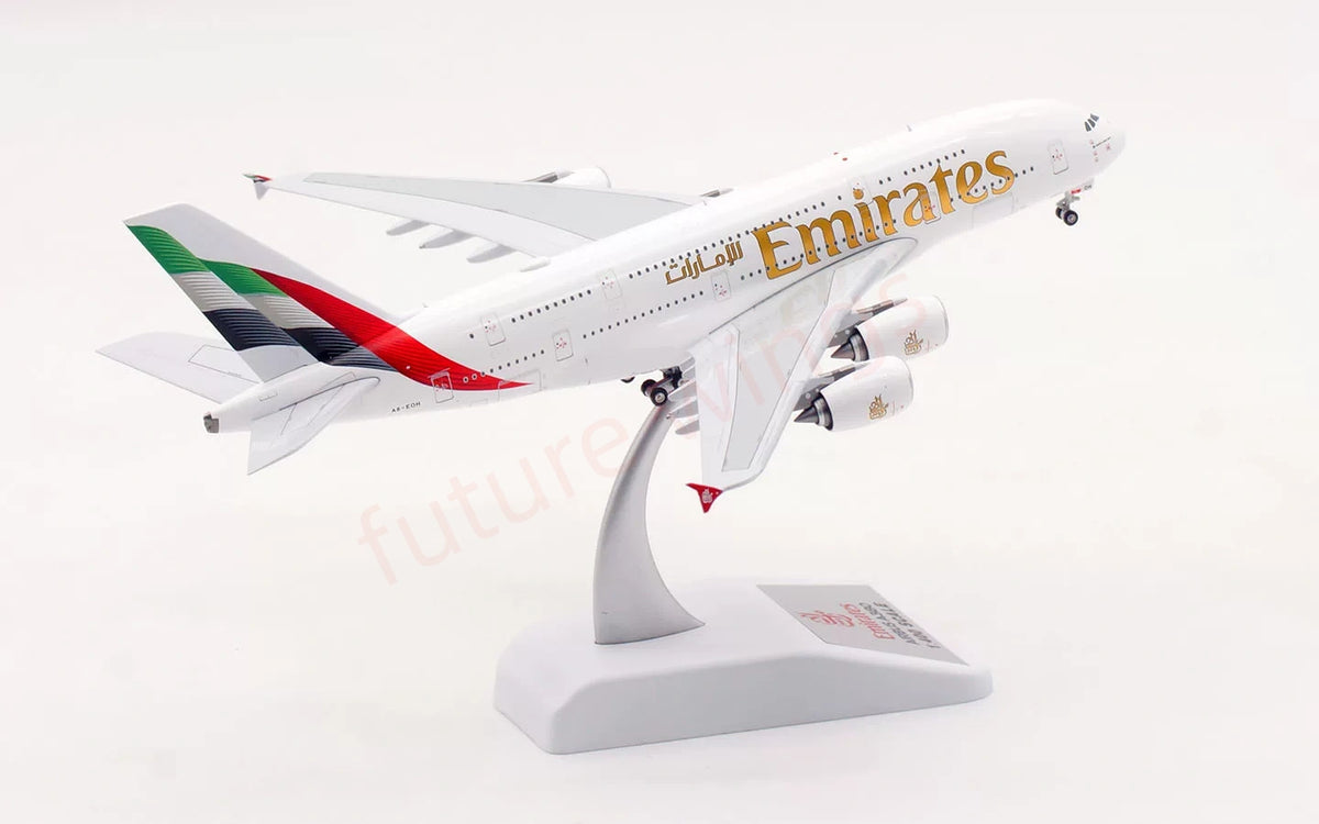 1:400 Aviation400 Emirates A380 A6-EOH Aircraft Model Free Tractor+Stand