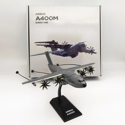 1:200 Aimo Wings A400M Transport Aircraft Model With Stand