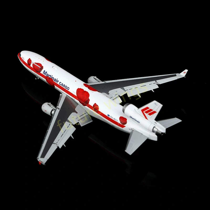 1:400 YY Wings Matin Air Cargo Douglas MD-11 PH-MCU Aircraft Model+Free Tractor