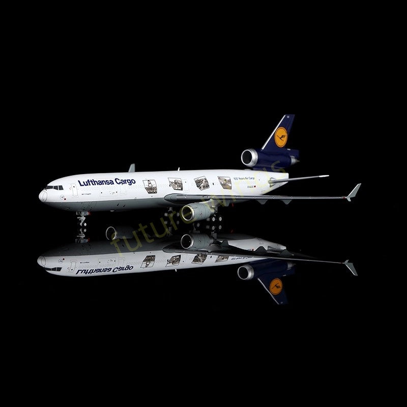 1:400 YY Wings Lufthansa Cargo MD-11 D-ALCC "100years Air Cargo" Aircraft Model+Free Tractor