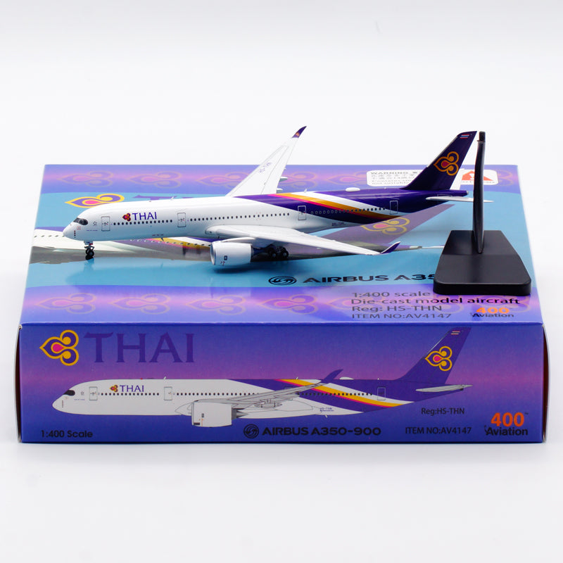 1:400 Aviation400 Thai Airways A350-900 HS-THN Aircraft Model FreeTractor +Stand
