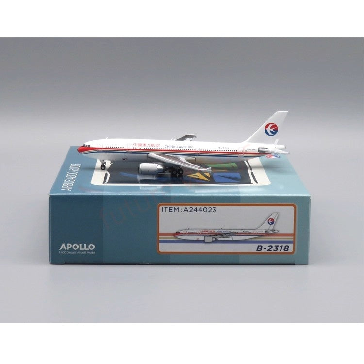1:400 Apollo China Eastern Airlines A300-600R B-2318 B-2325 B-2330 Aircraft Model+Free Tractor
