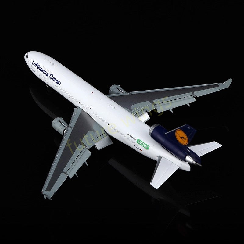 1:400 YY Wings Lufthansa Cargo MD-11 D-ALCC "Member of WOW" Aircraft Model+Free Tractor