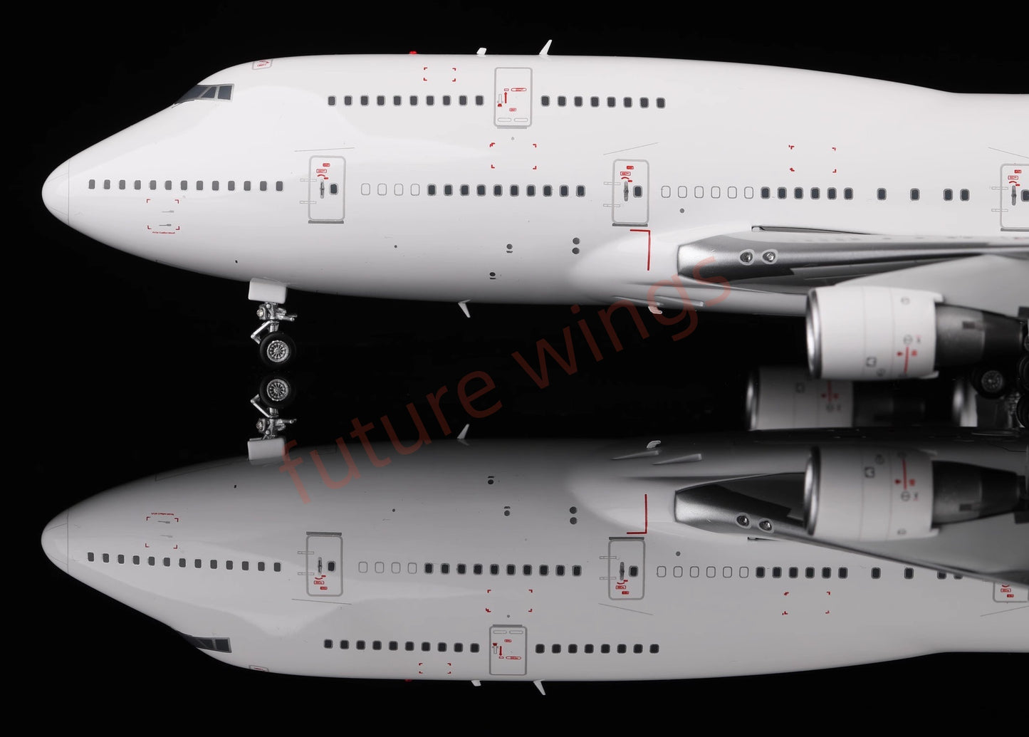 1:200 SQ Wings Boeing B747-400 Blank Diecast Aircraft Model