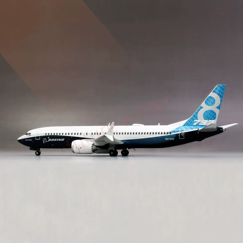 (RARE)1:200 JC Wings Boeing House Color B737-8MAX N8704Q Diecast Aircraft Model