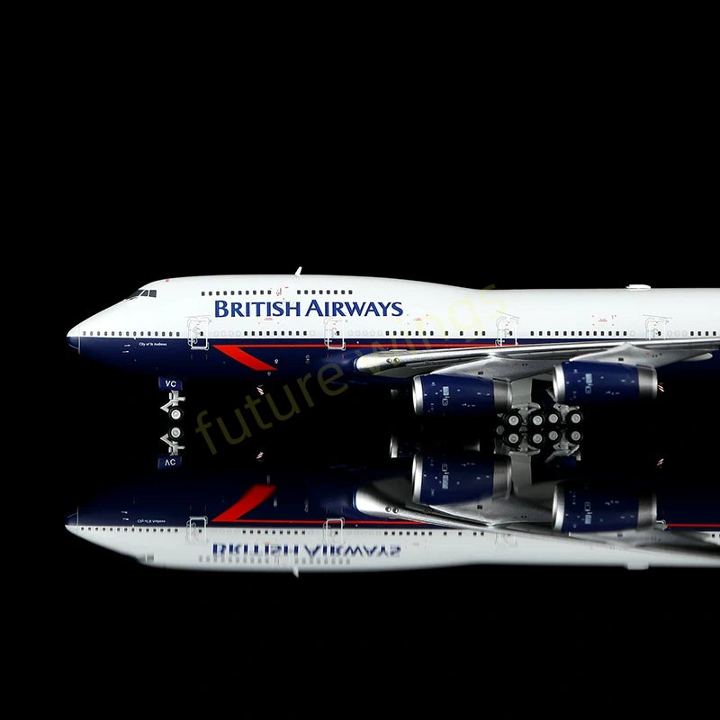 1:400 HX Models British Airways B747-400 G-CIVC Aircraft Model+Free Tractor