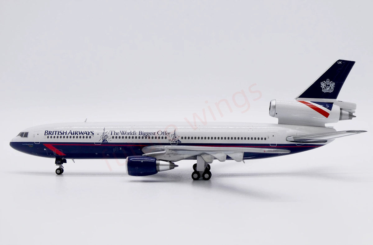 1:400 Z² Model British Airways McDonnell Douglas DC-10 G-NIUK+Free Tractor