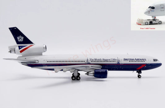 1:400 Z² Model British Airways McDonnell Douglas DC-10 G-NIUK+Free Tractor