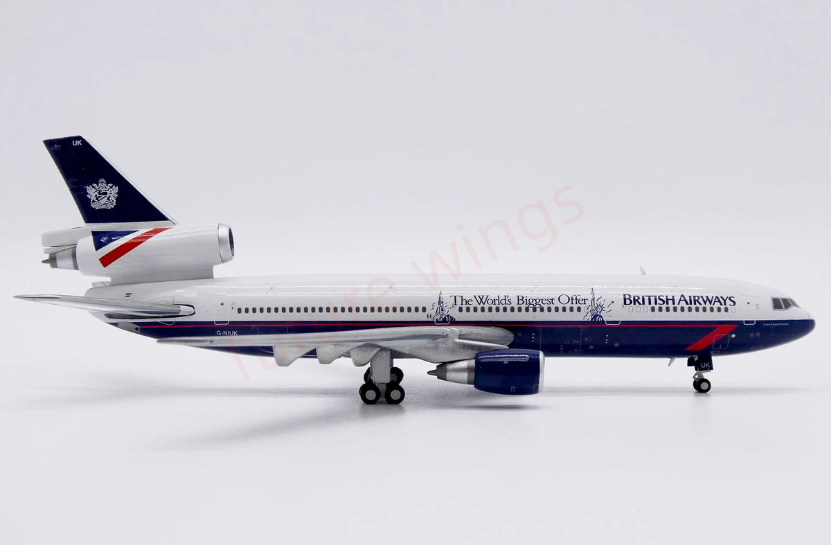 1:400 Z² Model British Airways McDonnell Douglas DC-10 G-NIUK+Free Tractor