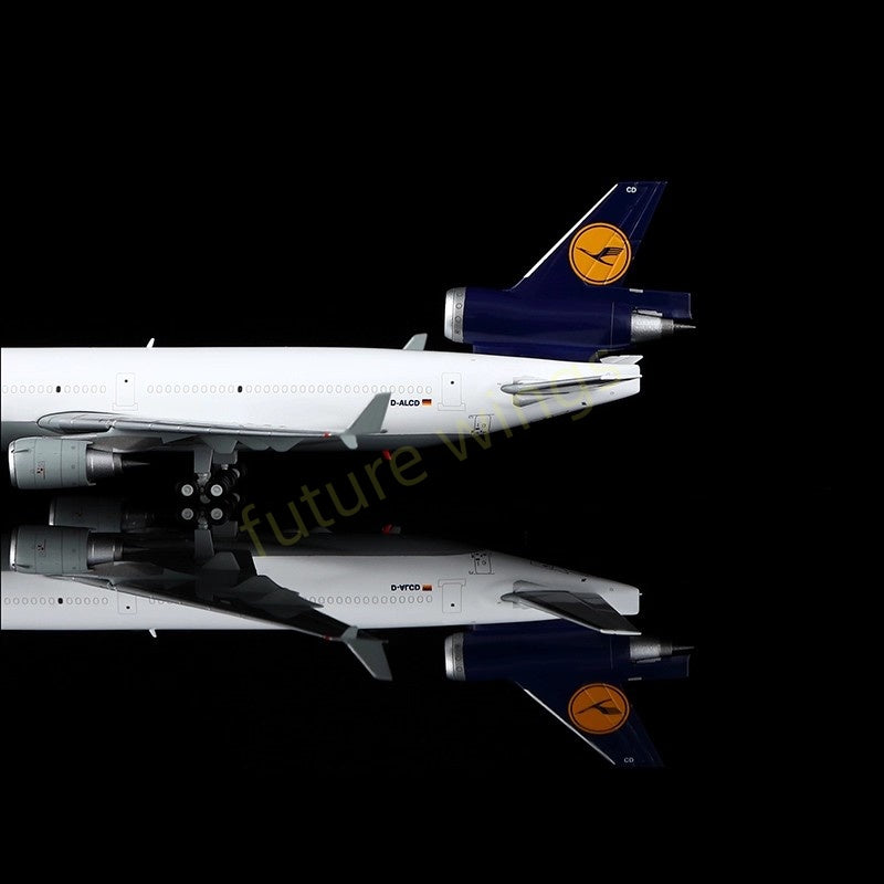 1:400 YY Wings Lufthansa Cargo MD-11 D-ALCD "Old Livery"Aircraft Model+Free Tractor