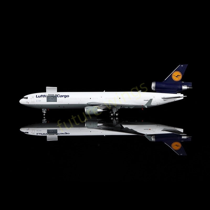 1:400 YY Wings Lufthansa Cargo MD-11 D-ALCD "Old Livery"Aircraft Model+Free Tractor