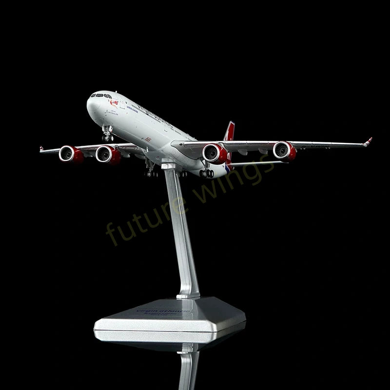 1:400 YY Wings Virgin Atlantic A340-600 G-VSHY G-VWIN Aircraft Model+Free Tractor