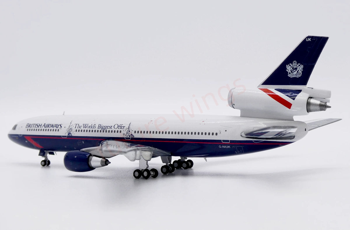 1:400 Z² Model British Airways McDonnell Douglas DC-10 G-NIUK+Free Tractor