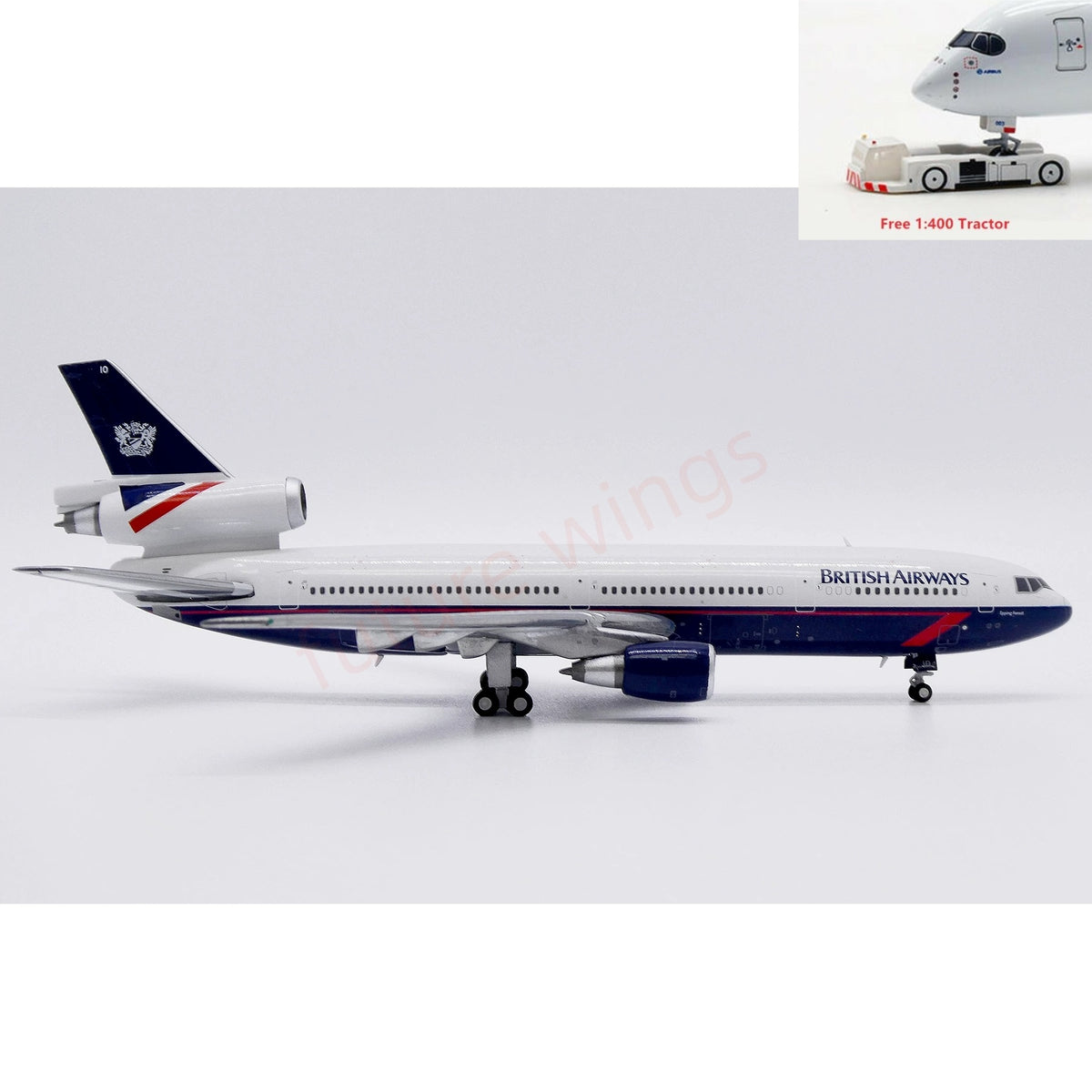 1:400 Z² Model British Airways McDonnell Douglas DC-10 G-DCIO+Free Tractor