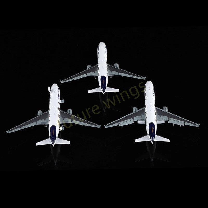 1:400 YY Wings Lufthansa Cargo MD-11 D-ALCC "100years Air Cargo" Aircraft Model+Free Tractor