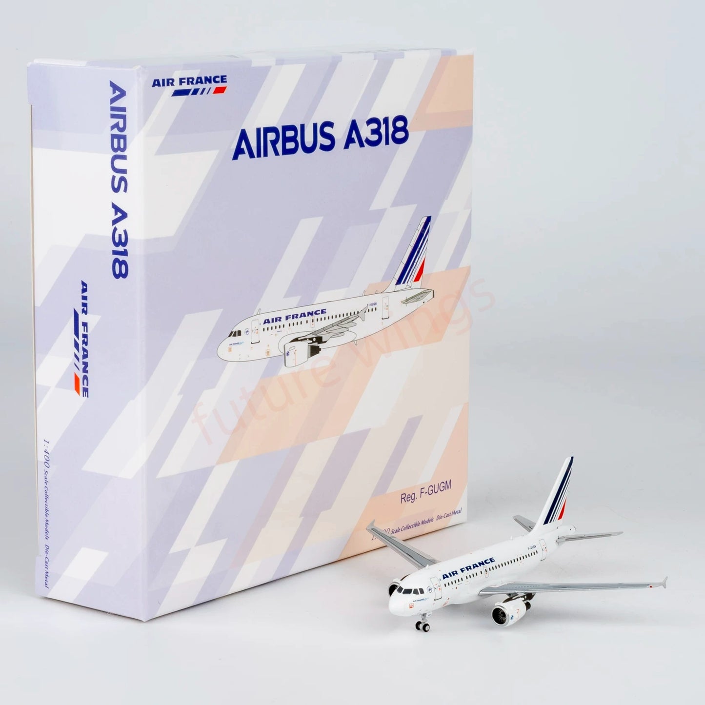 1:400 NG Models NG48026 Air France A318 F-GUGM Aircraft Model+Free Tractor