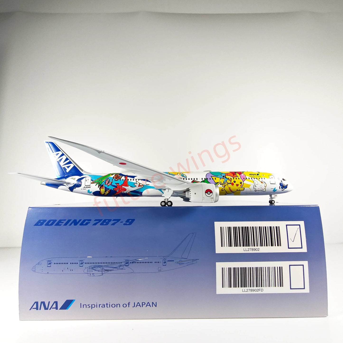 1:200 LL Wings(JC Wings) ANA B787-9 JA894A Diecast Aircraft Model
