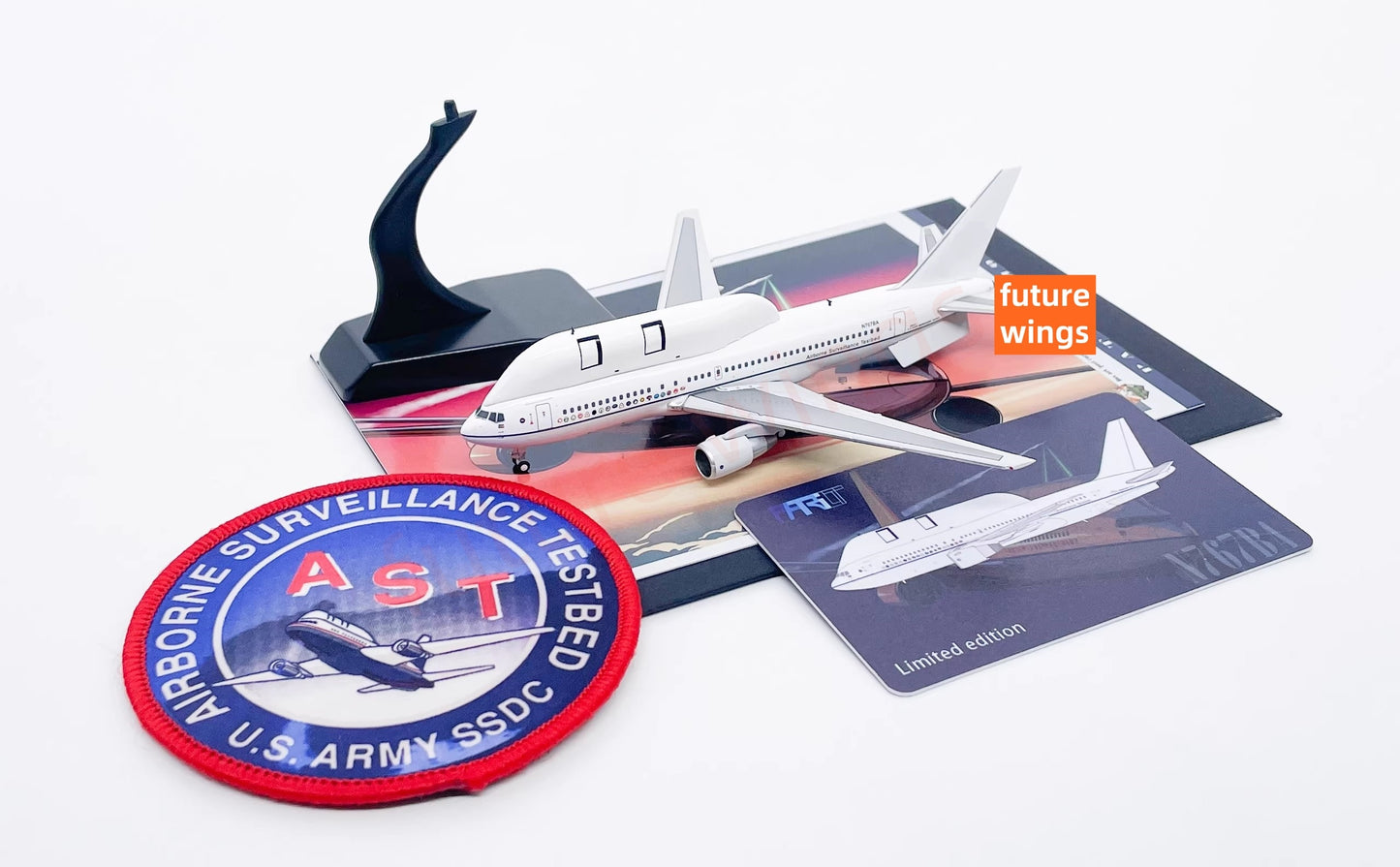 1:400 Patriot ‌United States Army B767-200 N767BA Aircraft Model+Free Tractor
