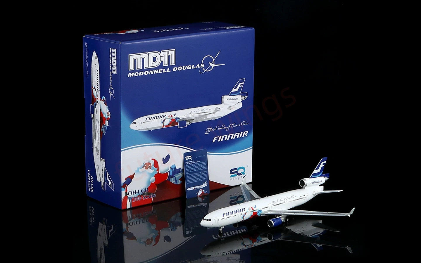 1:200 SQ Wings FinnAir Mcdonnell Douglas MD-11 OH-LGA OH-LGB OH-LGD Diecast Aircraft Model