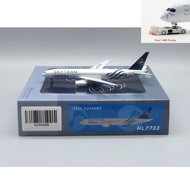 1:400 Apollo Air Korean B777-200 HL7733 Aircraft Model+Free Tractor