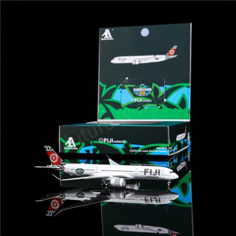 1:400 AeroPolaris Fuji Airways A350-900 DQ-FAM Aircraft Model+Free Tractor