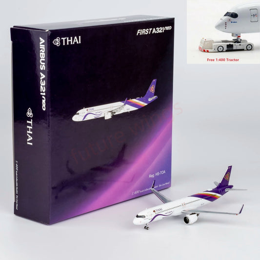 1:400 NG Models NG13148 Thai Airways A321neo HS-TOA Aircraft Model+Free Tractor