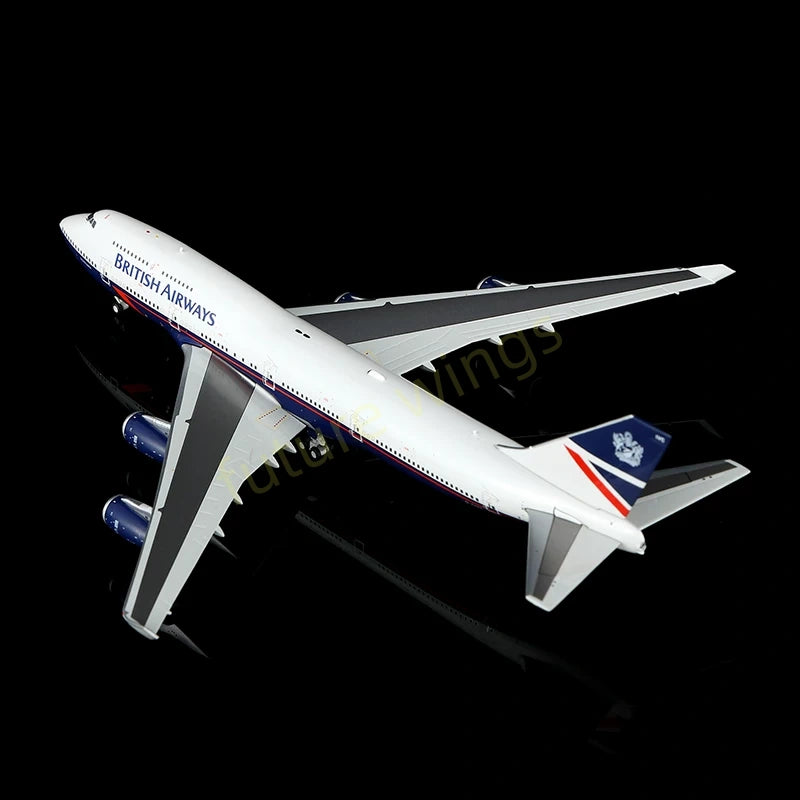 1:400 HX Models British Airways B747-400 G-CIVC Aircraft Model+Free Tractor
