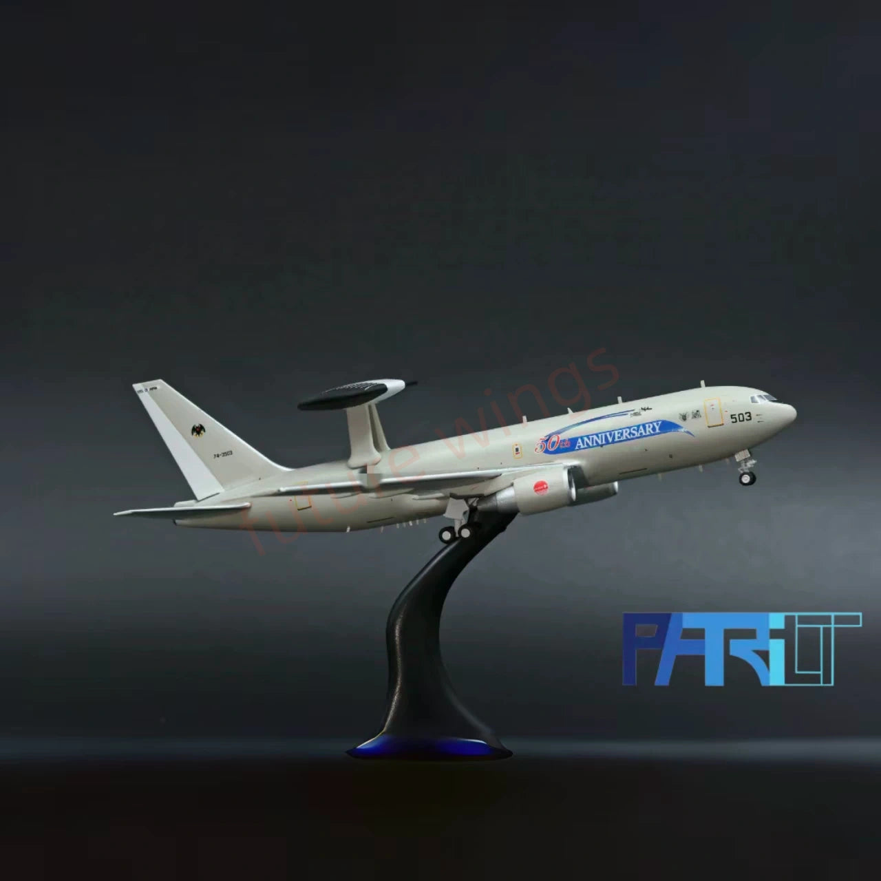 1:400 Patriot ‌JASDF E-767 74-3503 "50th Anniversary" Aircraft Model+Free Tractor