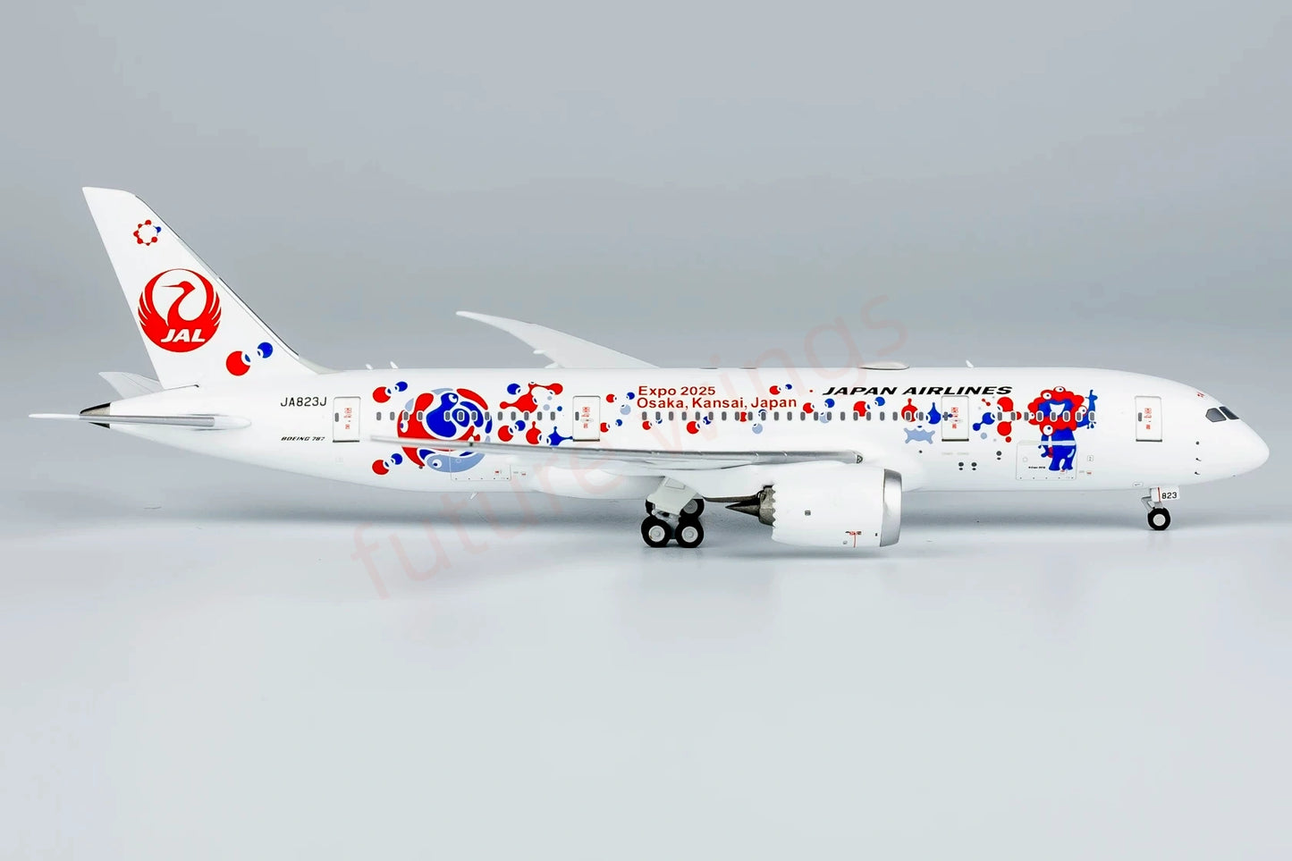 1:400 NG Models NG59030 Japan Airlines B787-8 JA823J Aircraft Model Free Tractor+Stand