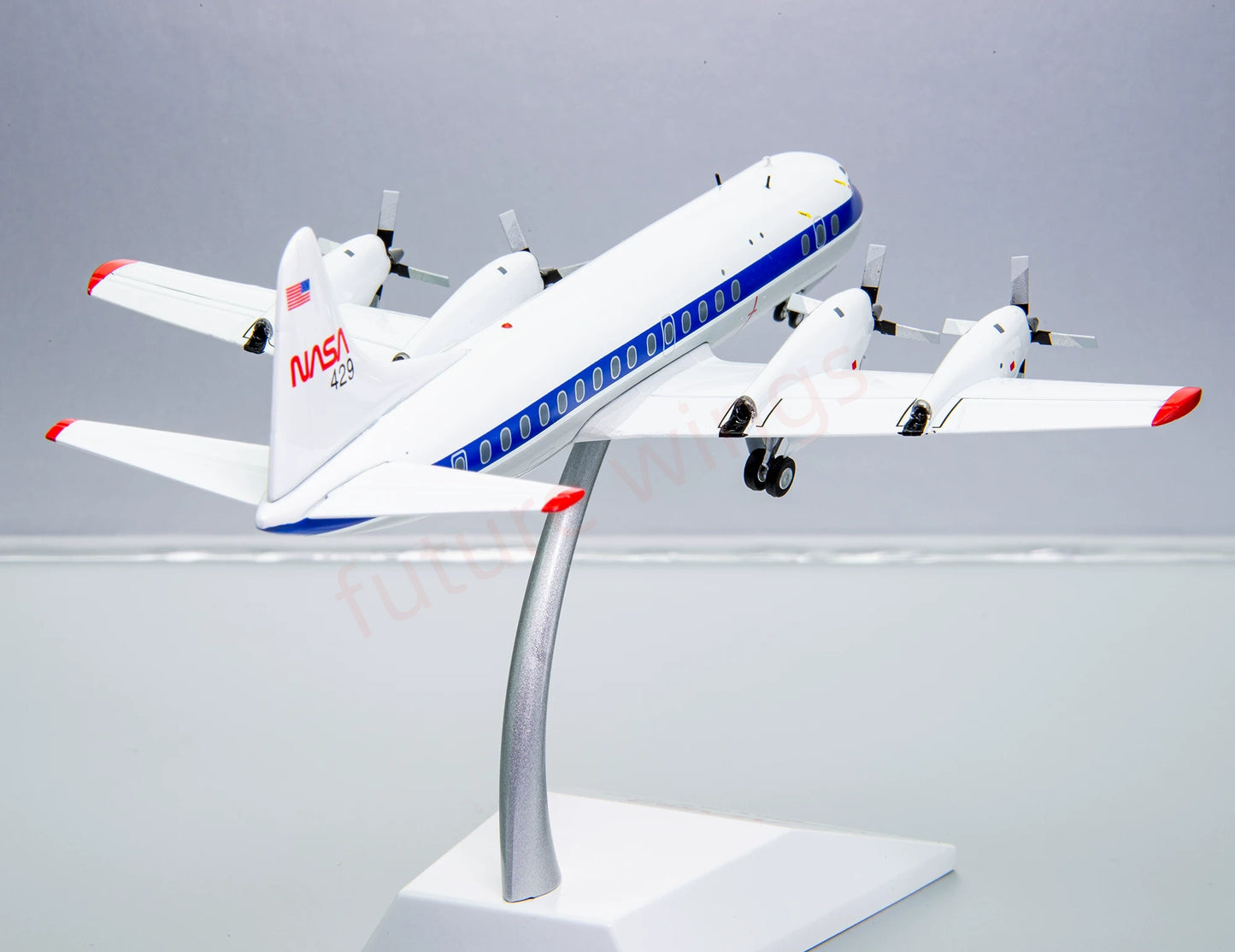 (Exhibition‑Exclusive)1:200 Z²Model NASA Lockheed L-188 Diecast Aircraft Model