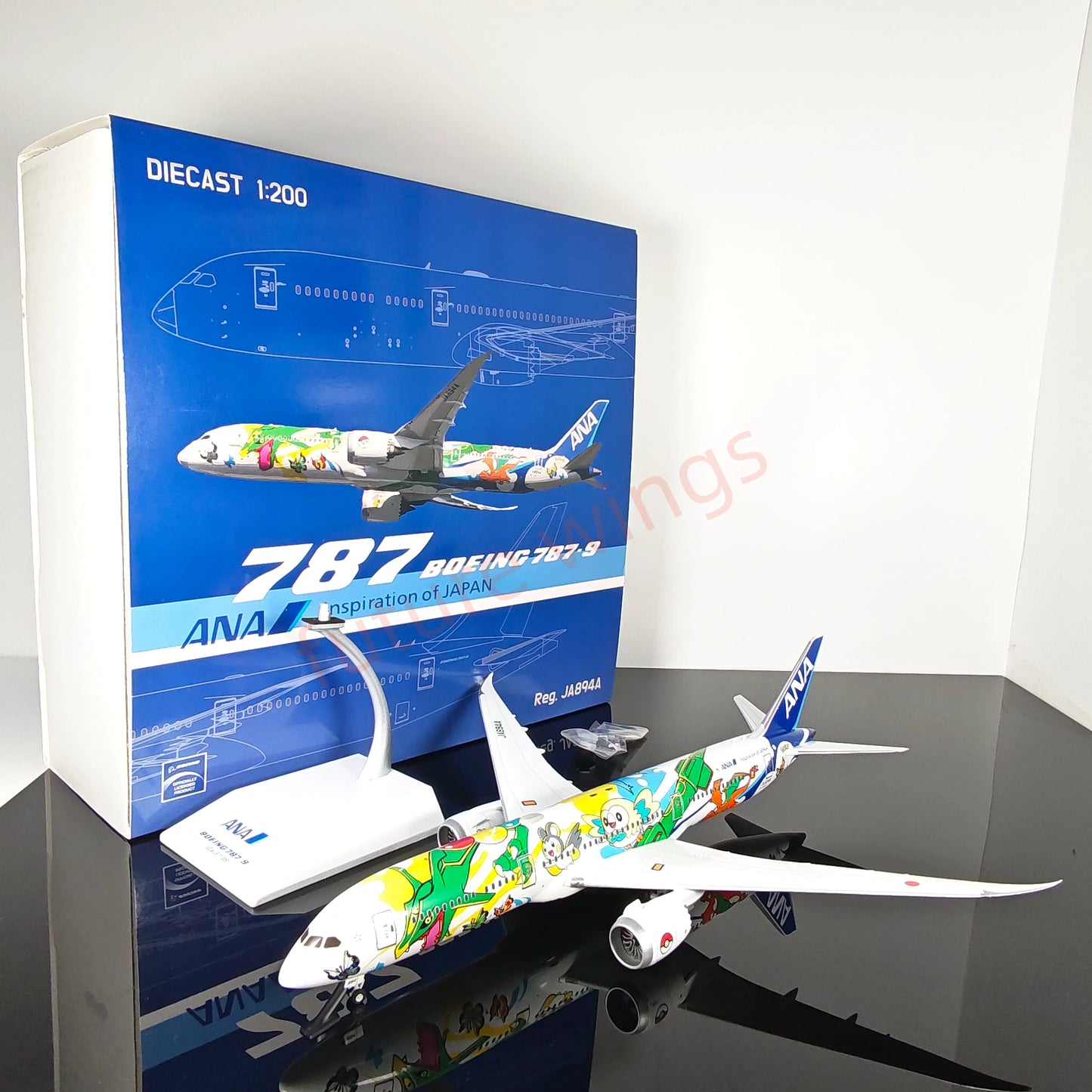 1:200 LL Wings(JC Wings) ANA B787-9 JA894A Diecast Aircraft Model