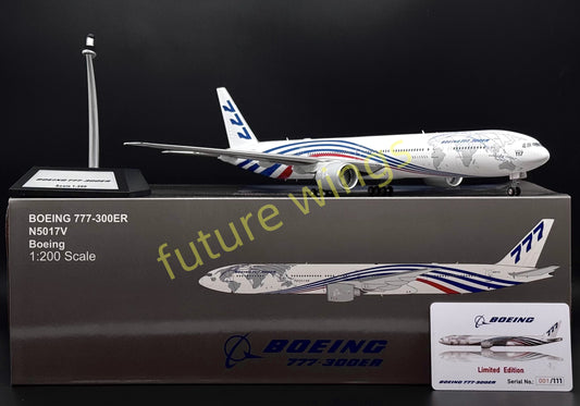 1:200 InFlight200* Boeing House Color B777-300ER N5017V Aircraft Model