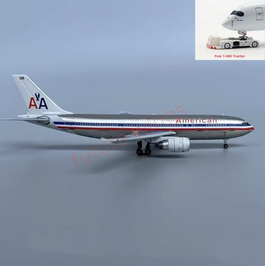 1:400 Z² Model American Airlines A300-600R N91050 Aircraft Model+Free Tractor
