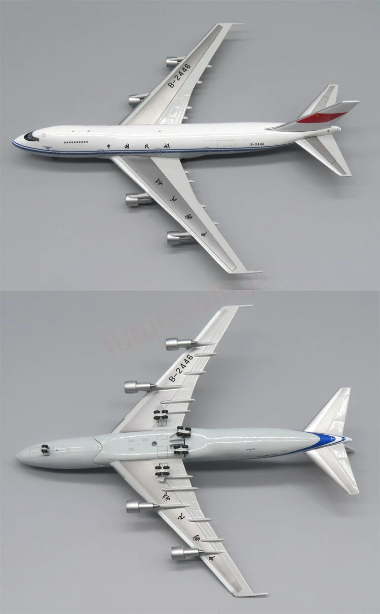 1:400 Apollo CAAC B747-200 B-2446 Aircraft Model+Free Tractor