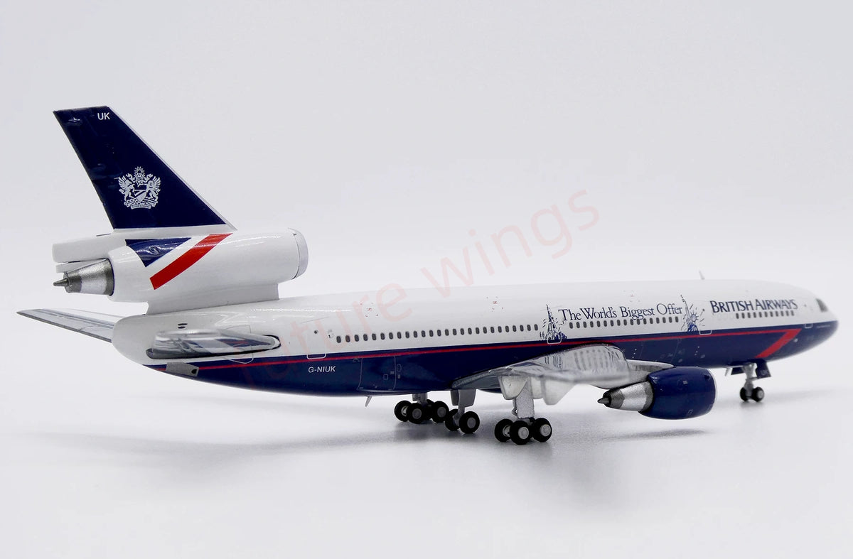 1:400 Z² Model British Airways McDonnell Douglas DC-10 G-NIUK+Free Tractor